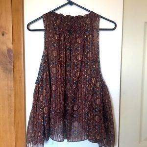 Isabel Marant silk sleeveless blouse.